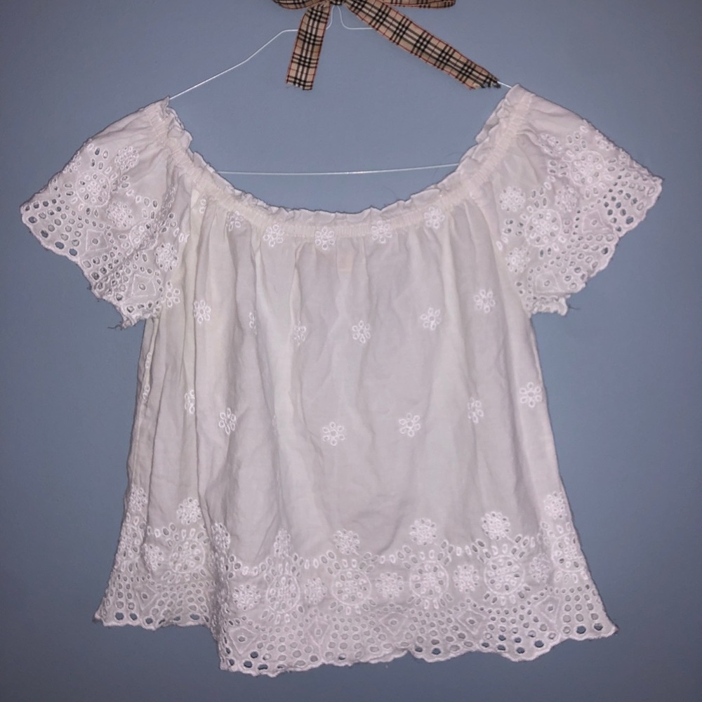 Off the shoulder shirt